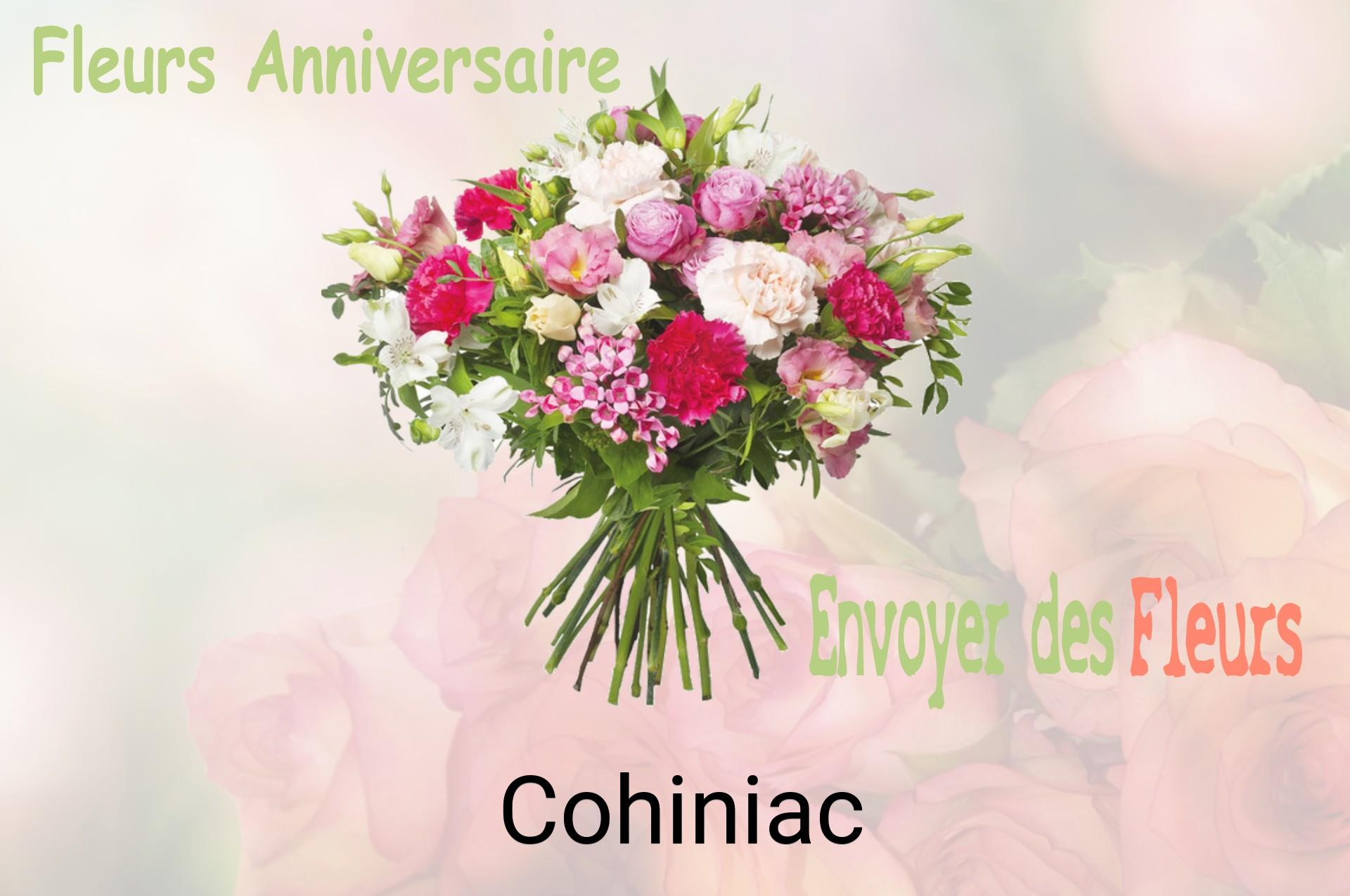 Bouquet de fleurs d’anniversaire livré à Cohiniac