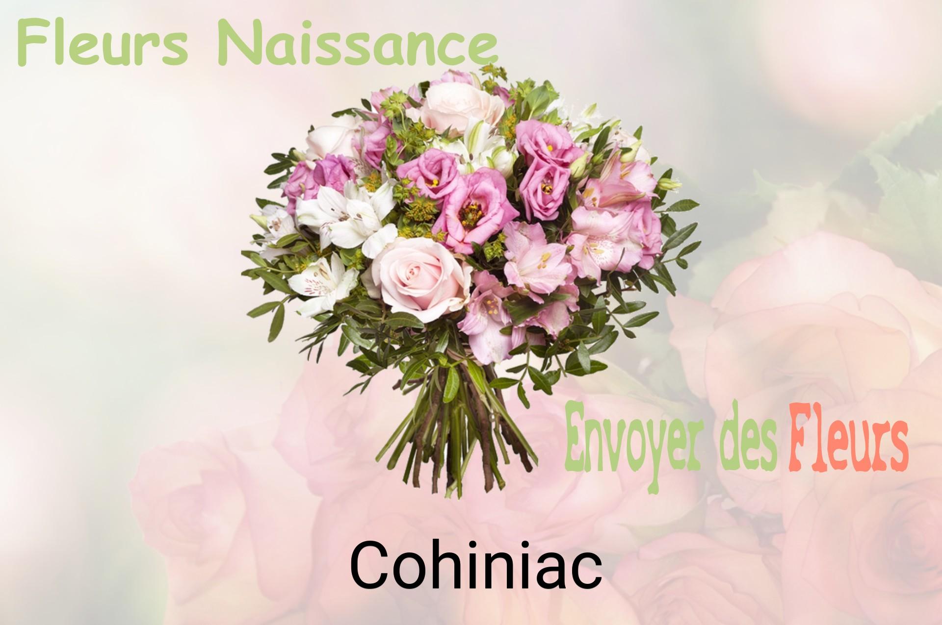 Bouquet de fleurs de naissance livré à Cohiniac